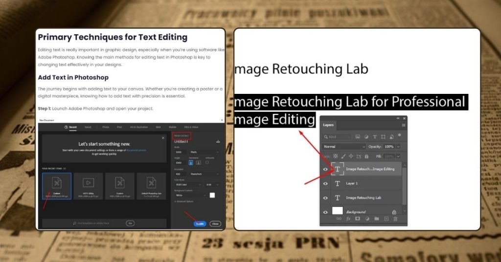 How to Edit Text in Photoshop 2