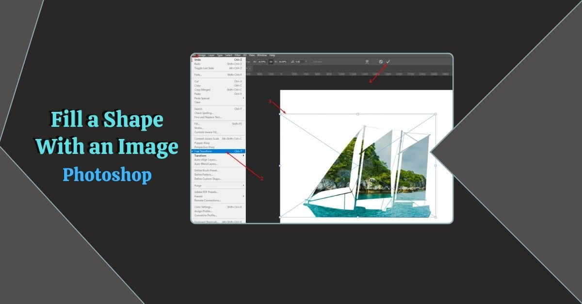 How to Fill a Shape with an Image in Photoshop 1