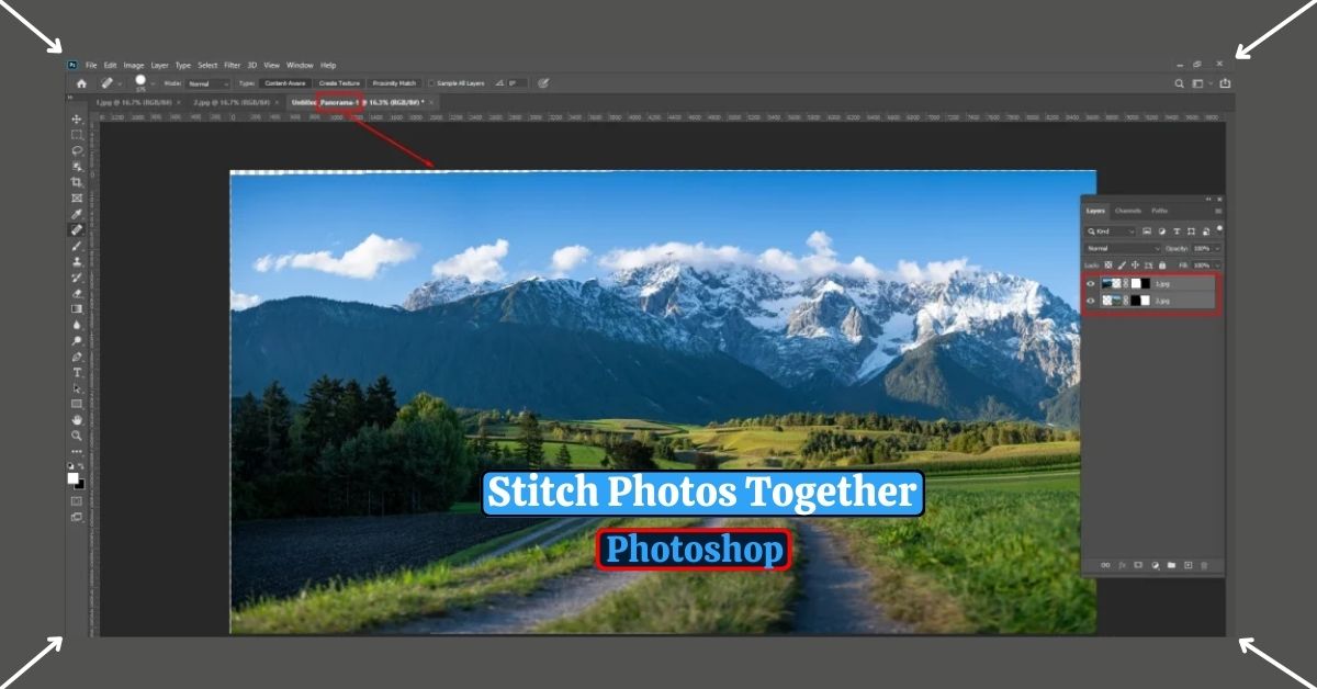 How to Stitch Photos Together in Photoshop