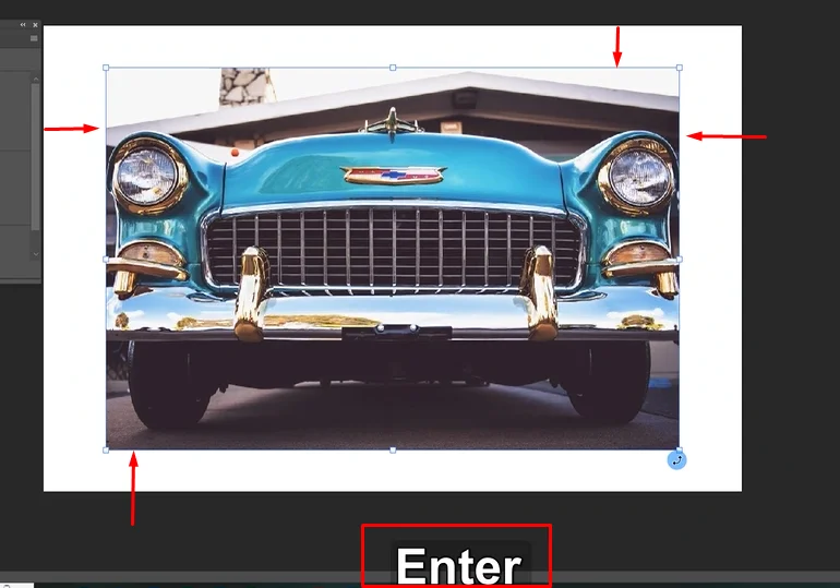 Step 4.1 to Curve the Edges of an Image 1