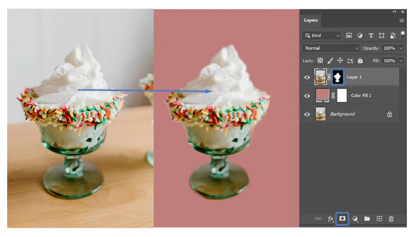 showing the Differences between Layer Mask and clipping mask