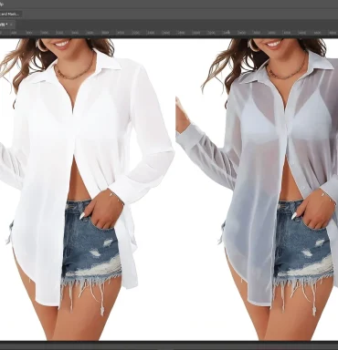 How To Make See-Through Clothes In Photoshop